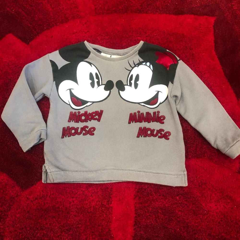 Zara Toddler Minnie Sweatshirt 3/4T